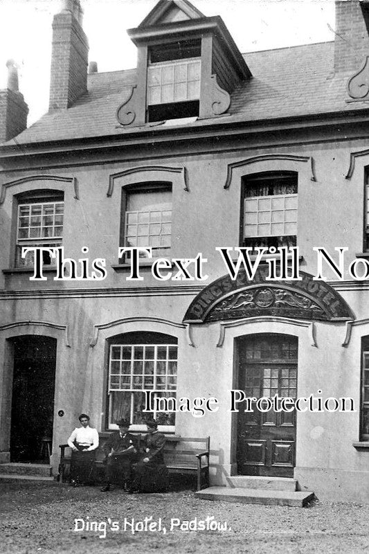 CO 1163 - Dings Hotel, Padstow, Cornwall