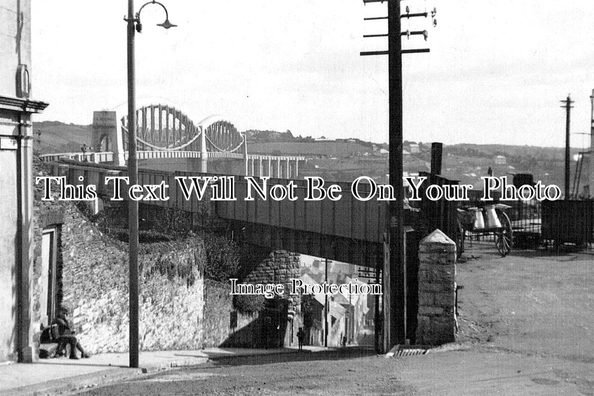 CO 1222 - Saltash Bridge From The Railway Station, Cornwall c1925