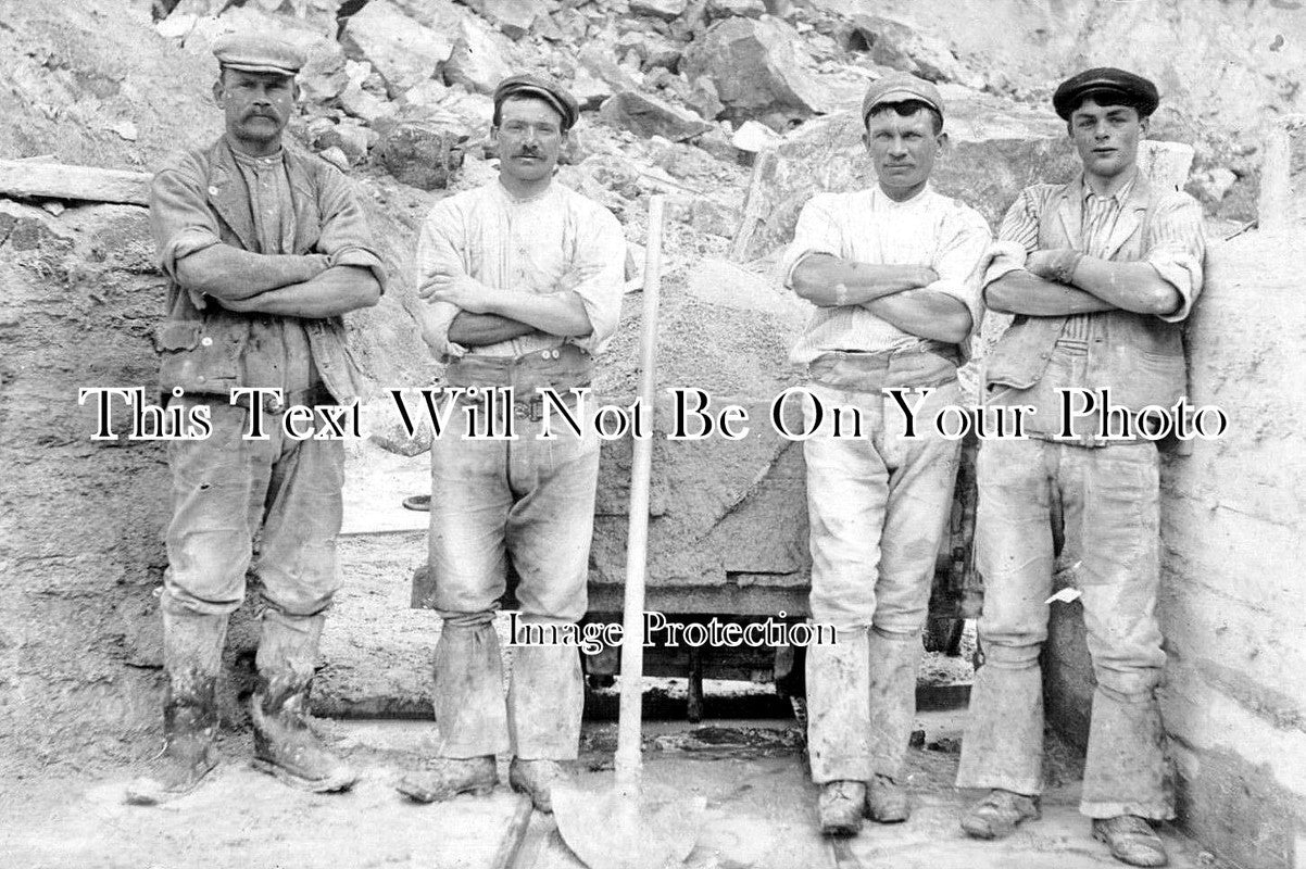 CO 1245 - Quarry Workers, Stenalees, St Austell, Cornwall
