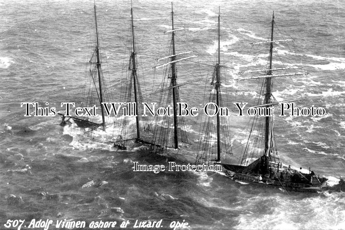 CO 1250 - Adolf Vinnen Shipwreck, Lizard, Cornwall