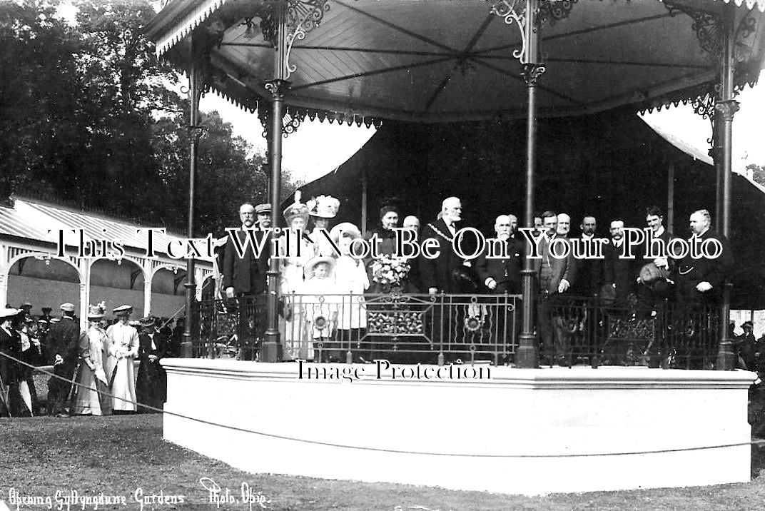 CO 1263 - Opening Gyllyngdune Gardens, Falmouth, Cornwall 1907