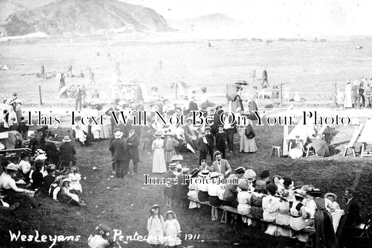 CO 1302 - Wesleyans Tea Treat, Pentewan, Cornwall c1911