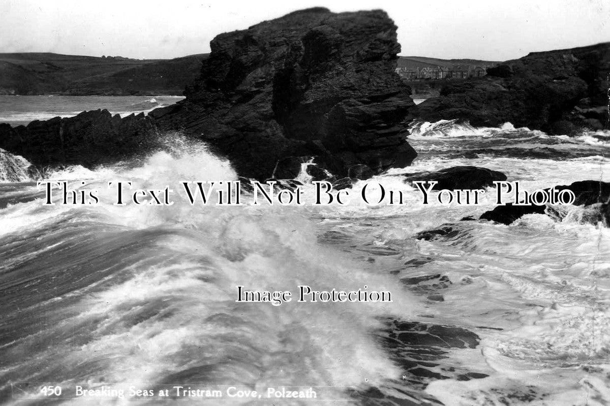 CO 135 - Breaking Waves At Tristram Point, Polzeath, Cornwall