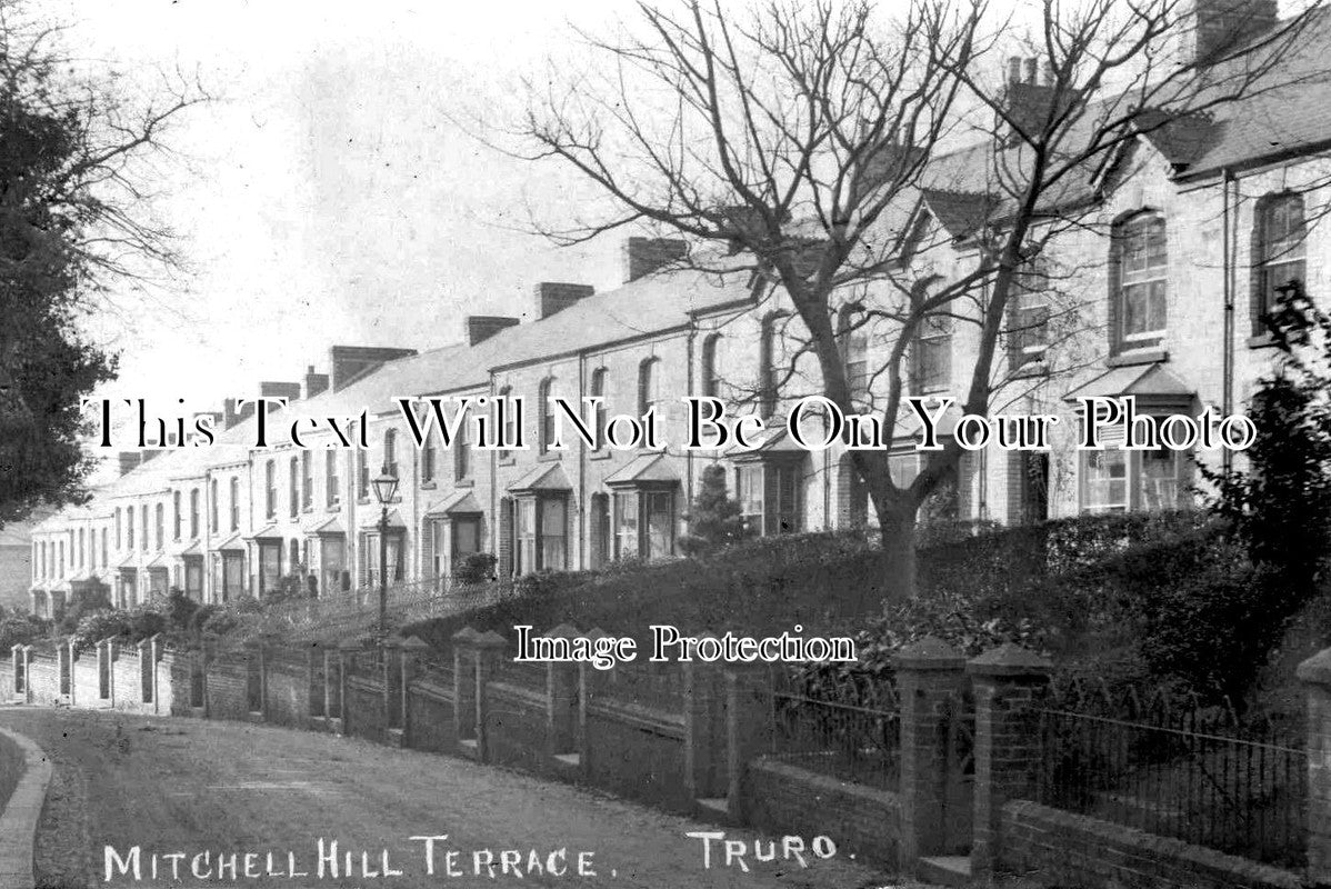 CO 1501 - Mitchell Hill Terrace, Truro, Cornwall c1906