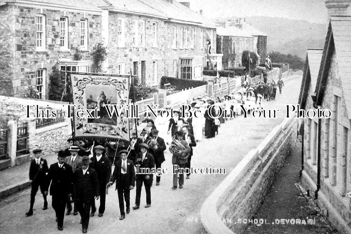 CO 1578 - Wesleyan Sunday School Tea Parade, Deveron, Cornwall