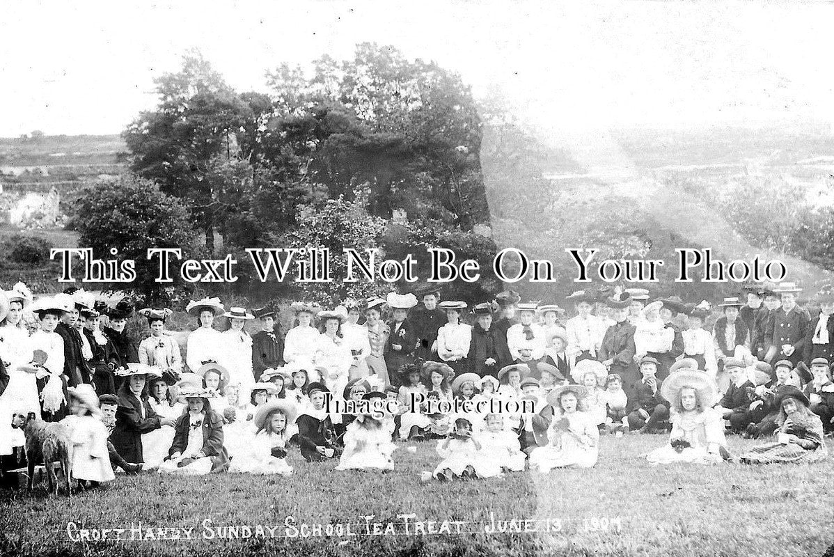 CO 1591 - Croft Handy, Sunday School Tea Treat, St Day, Cornwall 1907