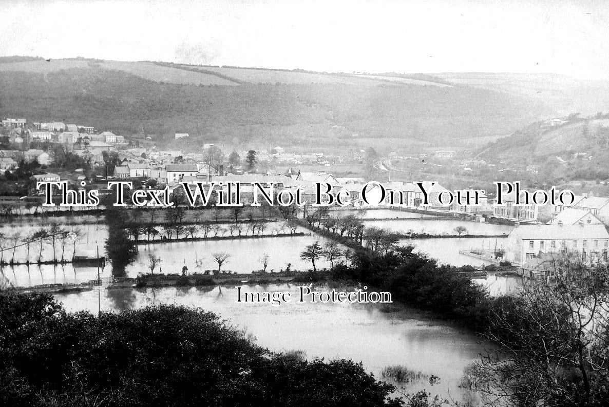 CO 1647 - The Floods At St Blazey Near St Austell, Cornwall