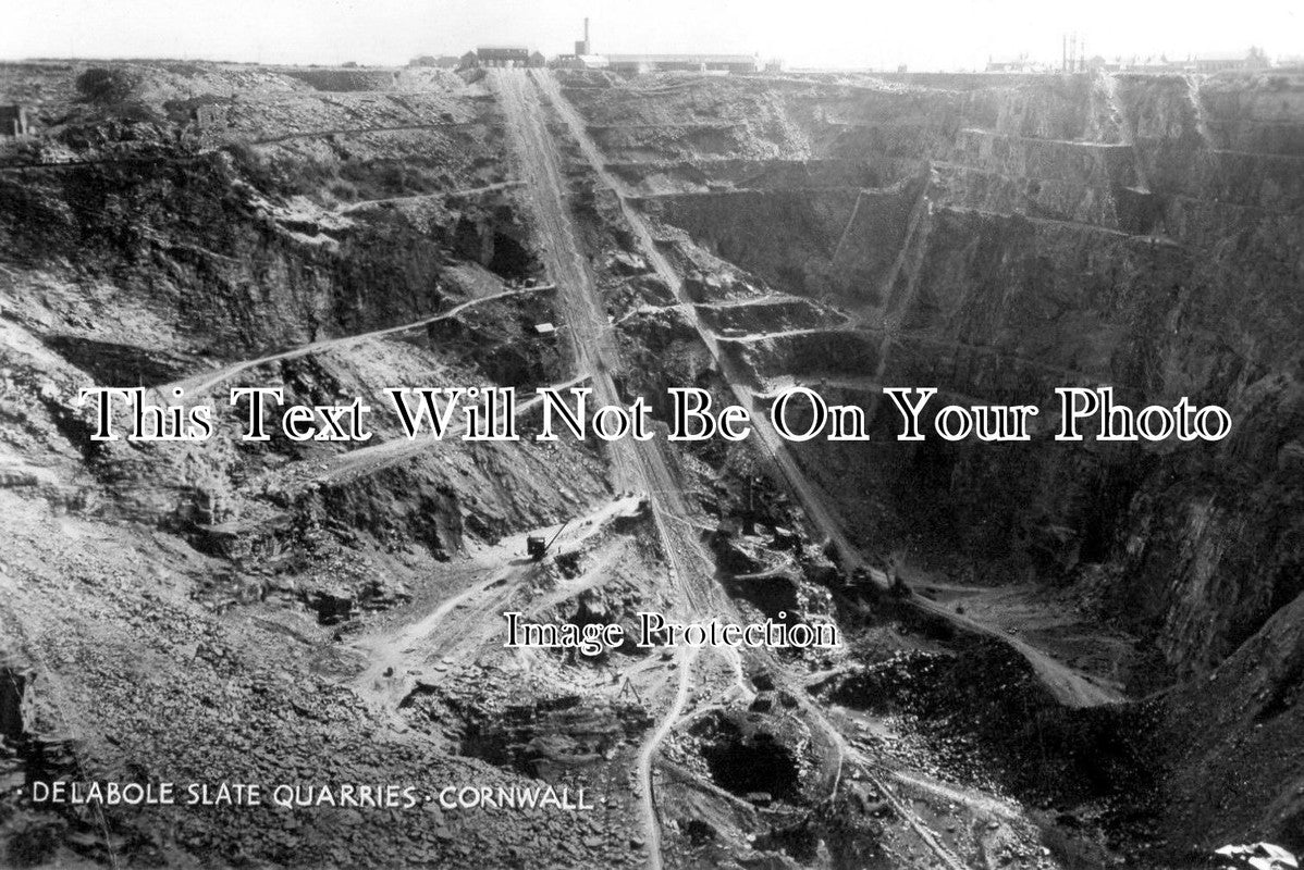 CO 1652 - Delabole Slate Quarries, Cornwall