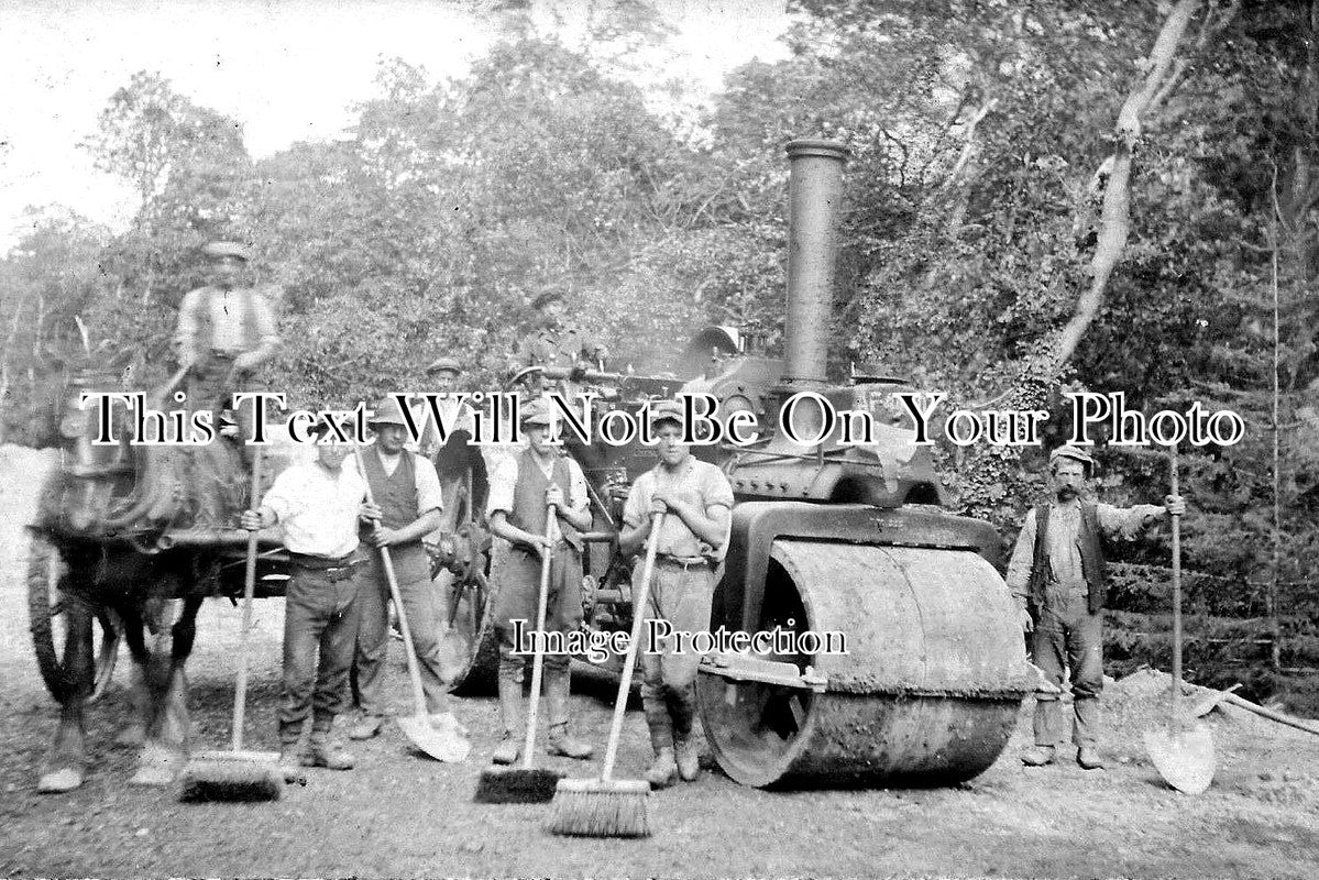 CO 1699 - Steam Engine AF 4450, Road Gang, Cornwall
