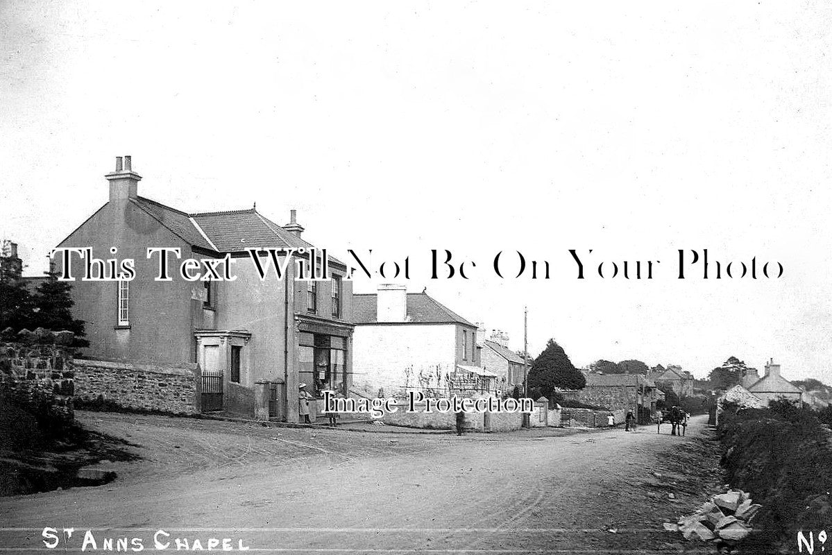 CO 1708 - St Anns Chapel, Cornwall c1917