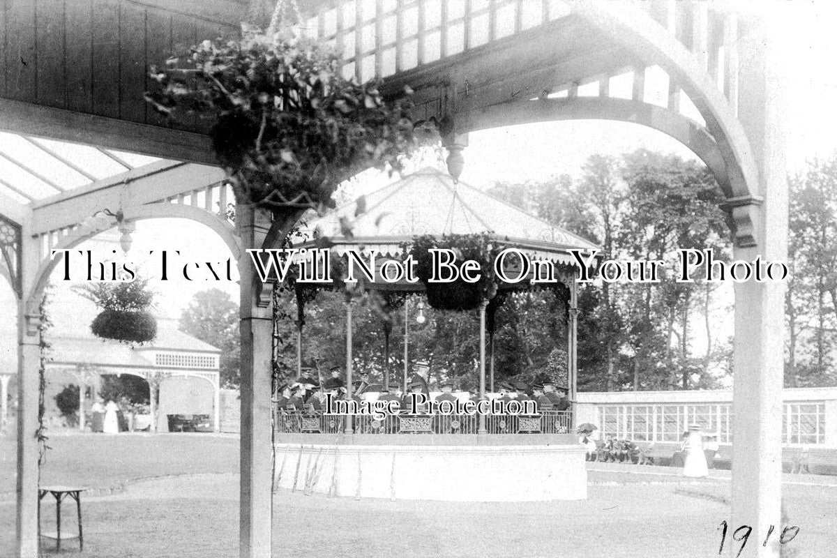 CO 1760 - Bandstand Gyllyngdune Gardens, Cornwall c1910
