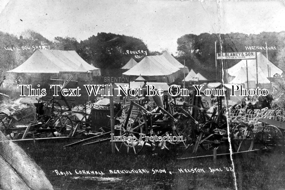 CO 178 - Royal Cornwall Show, Helston, Cornwall c1908