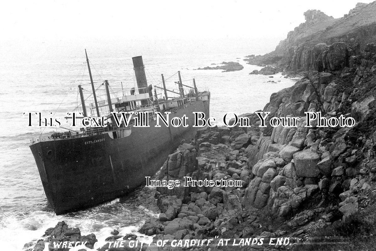CO 1836 - City Of Cardiff Shipwreck, Lands End, The Lizard, Cornwall