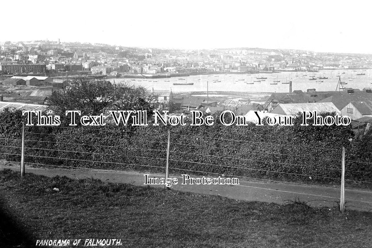 CO 1860 - Falmouth Harbour, Cornwall c1905