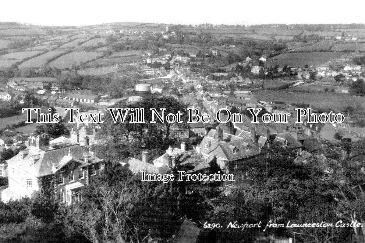 CO 1866 - Newport From Launceston Castle, Cornwall