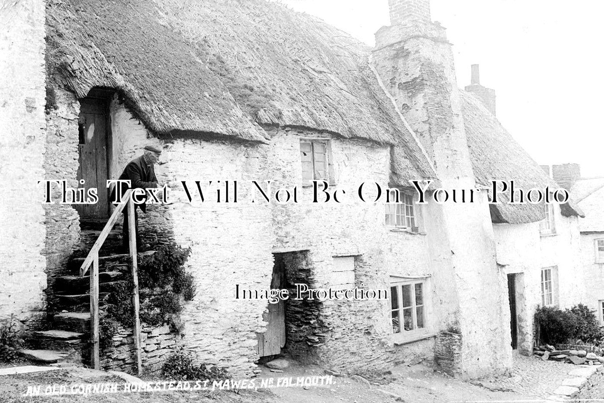 CO 1951 - Homestead At St Mawes, Cornwall c1905