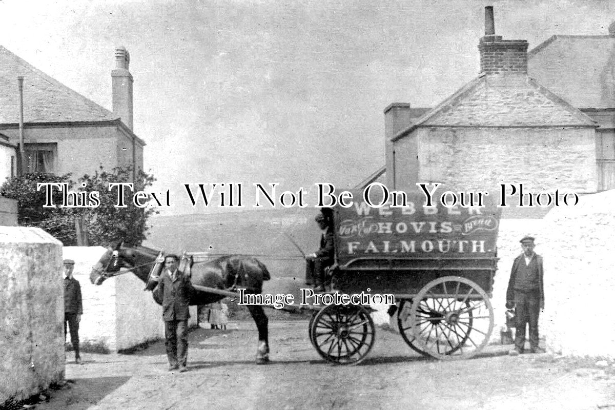 CO 1998 - Webbers Bread Wagon, Falmouth, Cornwall c1910