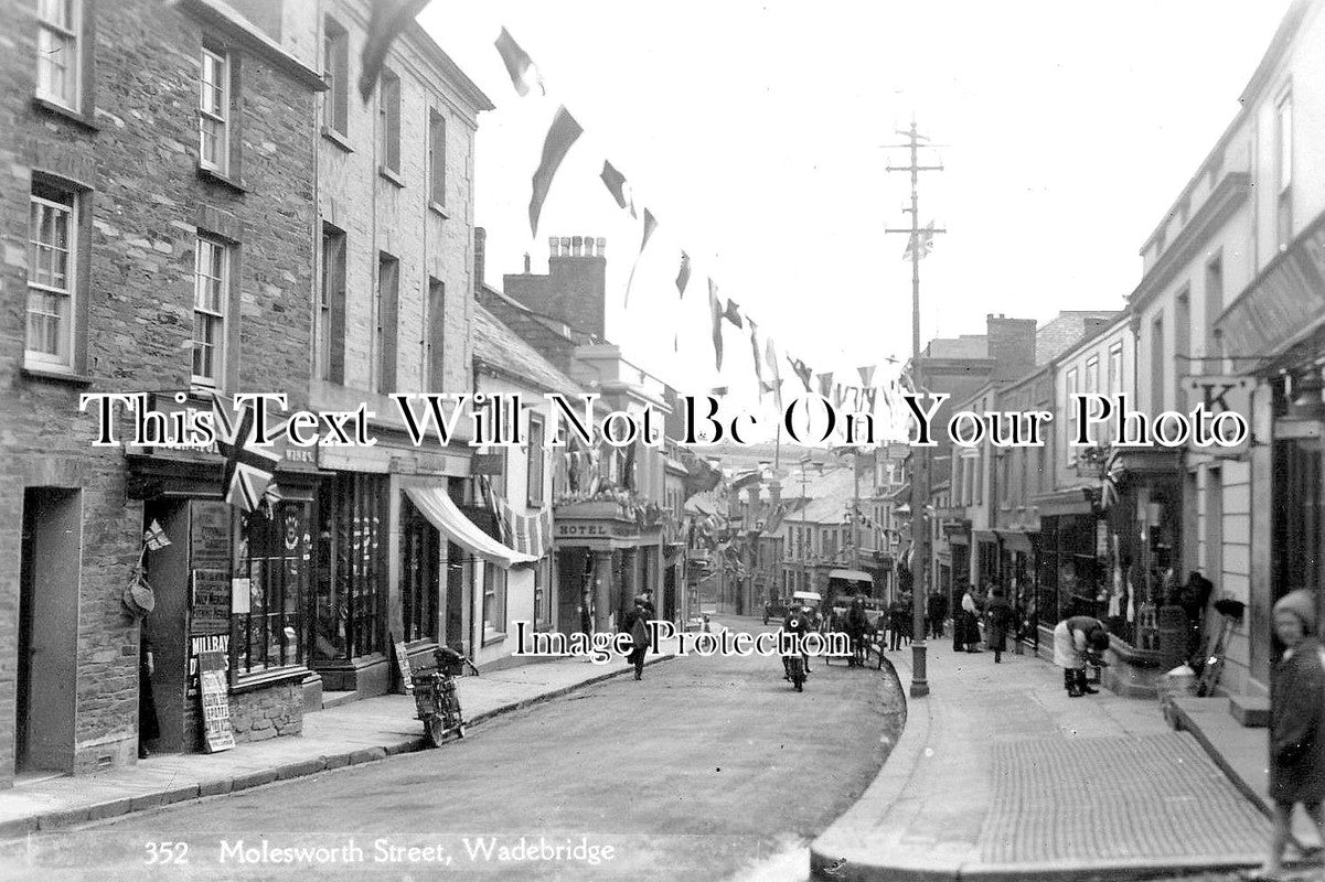 CO 2014 - Molesworth Street, Wadebridge, Cornwall c1930