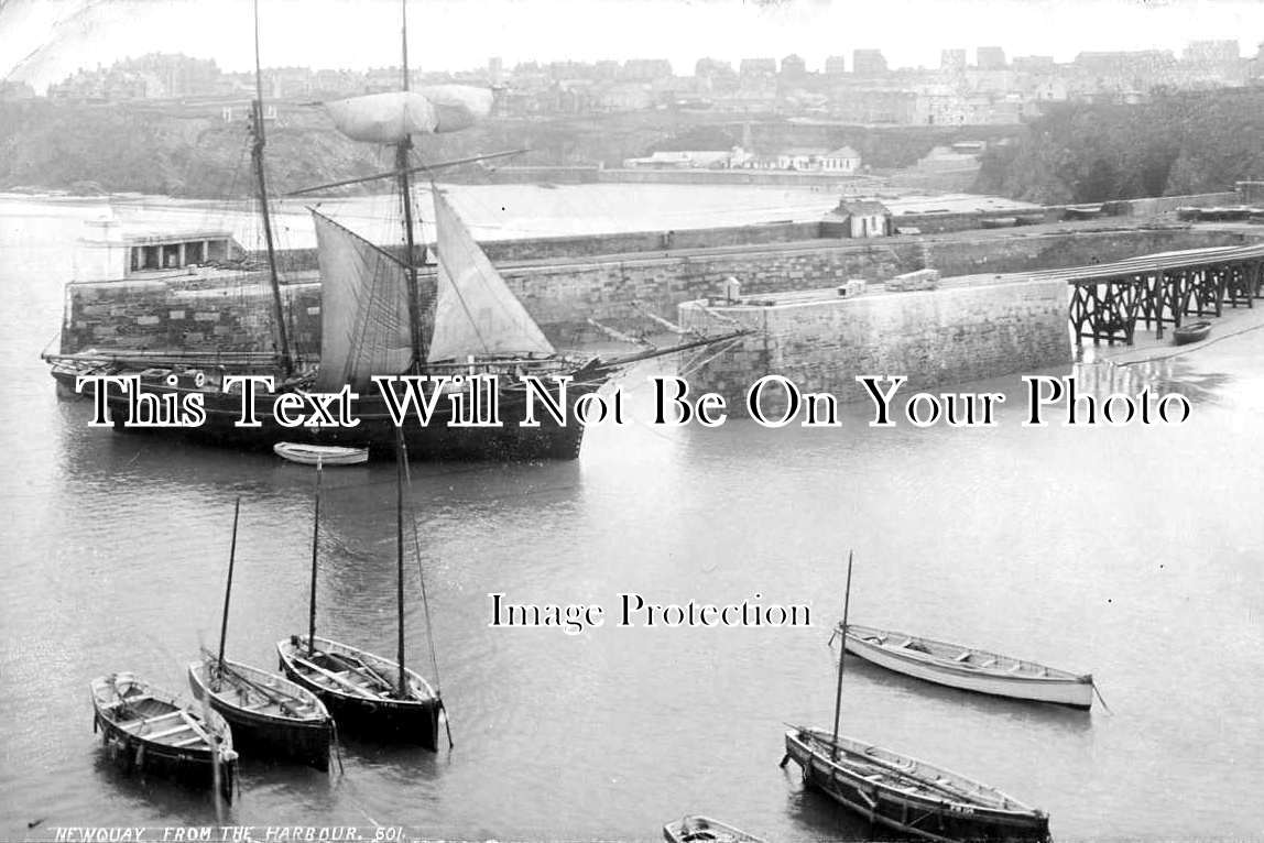 CO 2019 - Newquay Harbour, Cornwall c1905