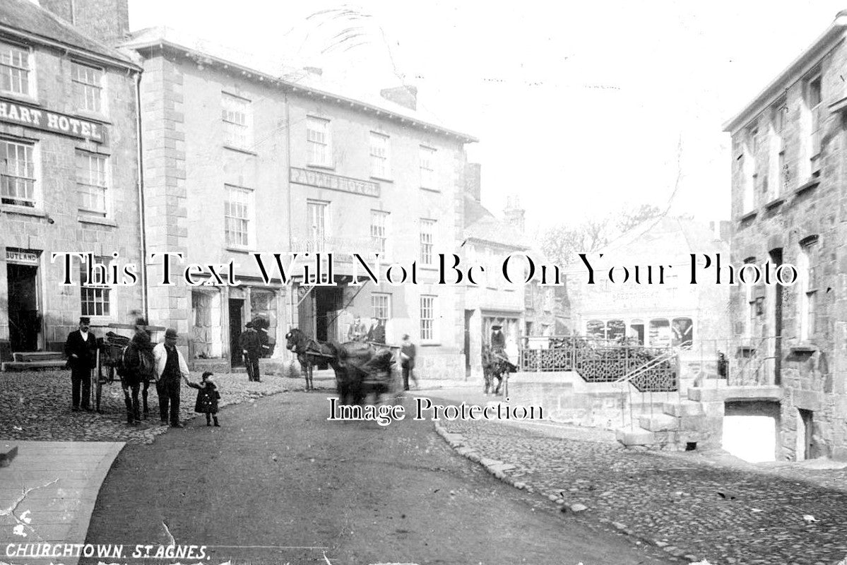 CO 2024 - Paulls Hotel, Churchtown, St Agnes, Cornwall c1905