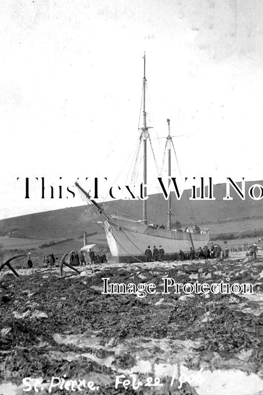 CO 2063 - Hannafore Shipwreck, Looe, Cornwall c1906