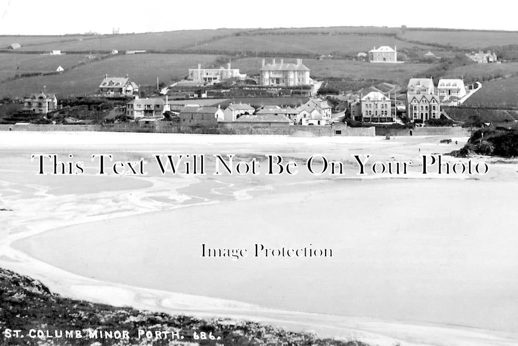 CO 2093 - St Columb Minor Porth, Cornwall c1933