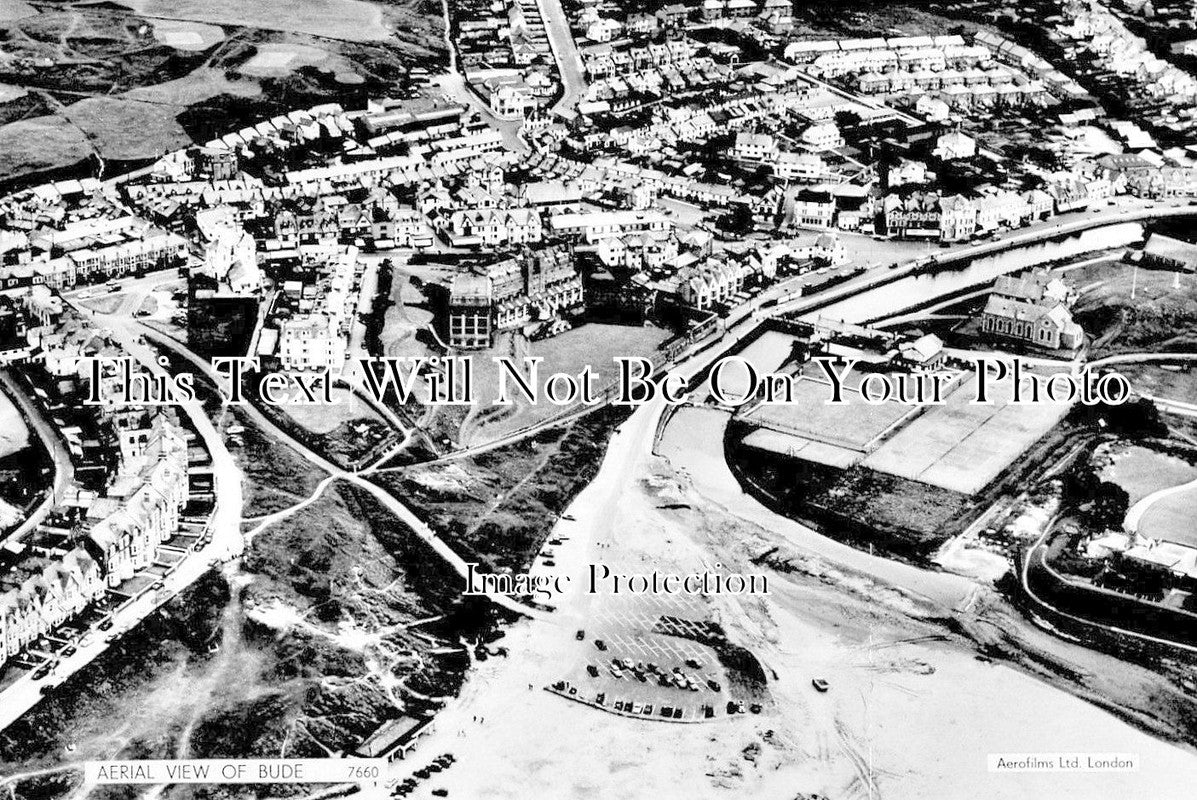 CO 2095 - Aerial View Of Bude, Cornwall