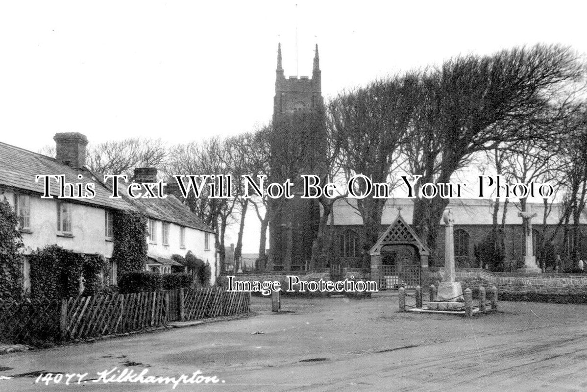 CO 2105 - Kilkhampton War Memorial & Village, Cornwall