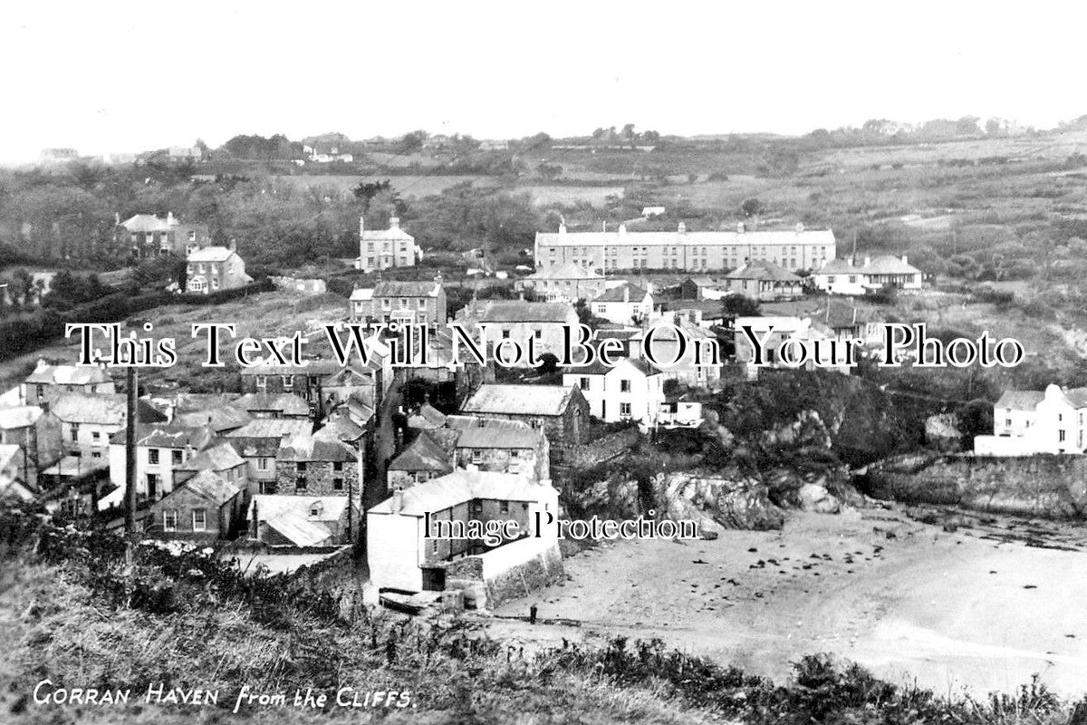 CO 2154 - Gorran Haven From The Cliffs, Cornwall