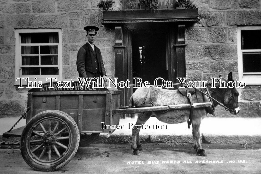 CO 22 - Atlantic Hotel Donkey Cart, Scilly Isles, Cornwall