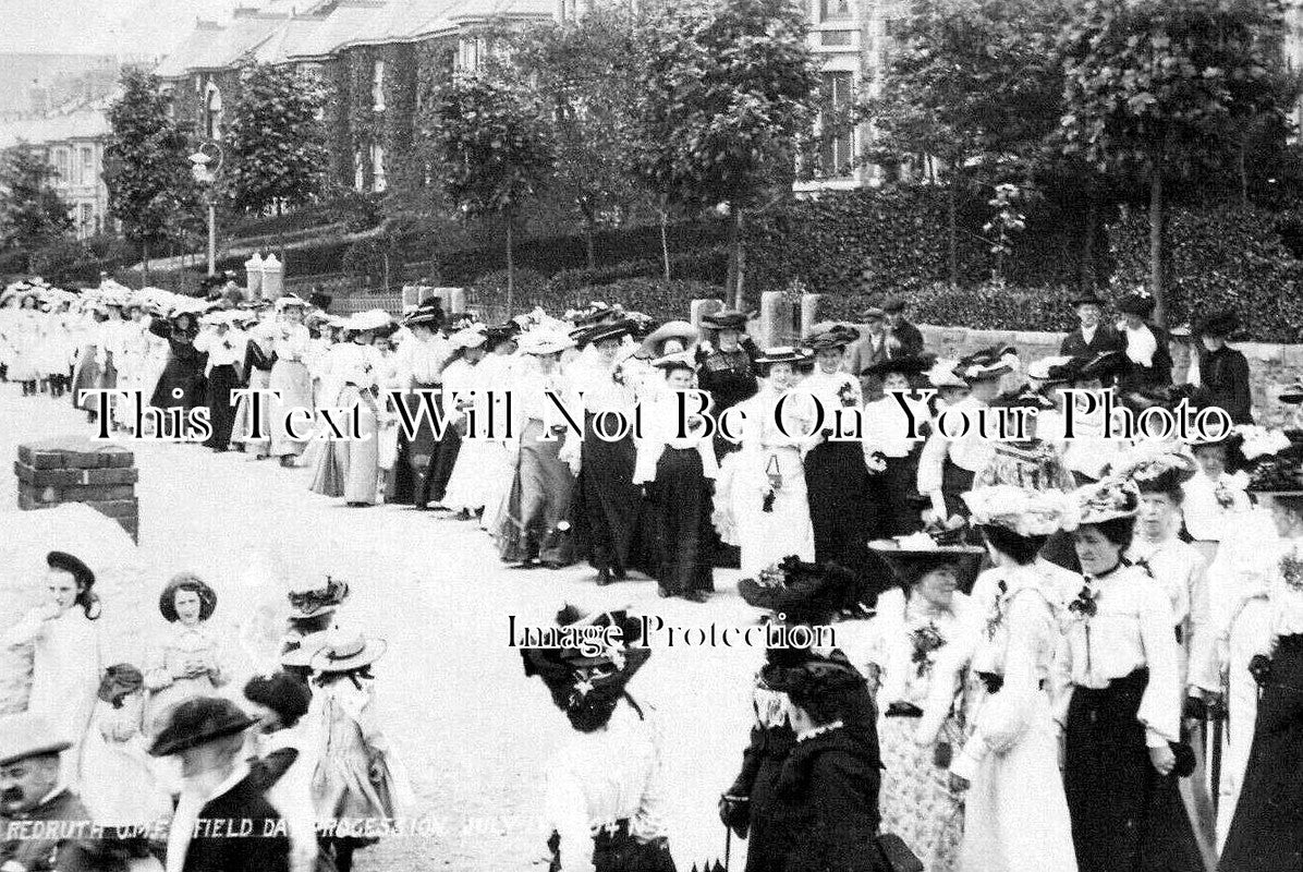 CO 2202 - UMF Field Day Procession, Clinton Road, Redruth, Cornwall 1904