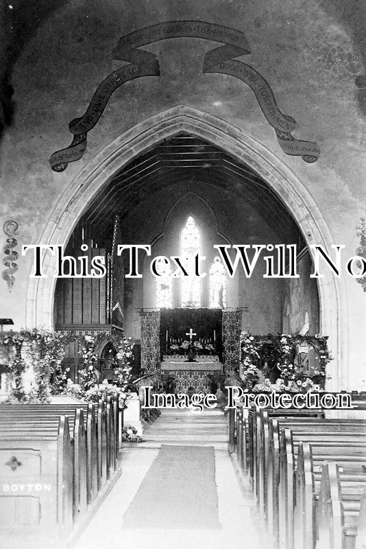 CO 2215 - Boyton Church Interior, Cornwall