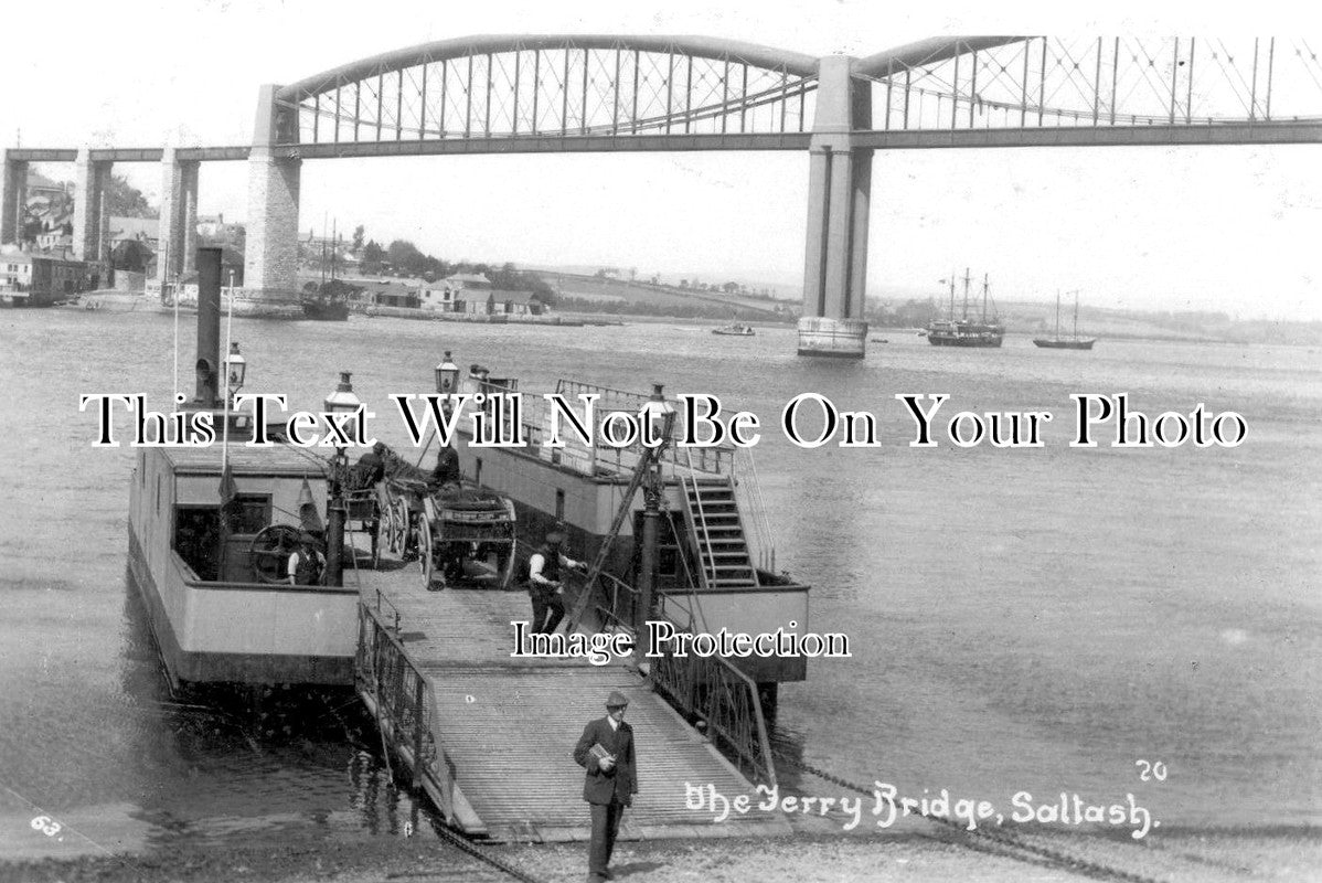 CO 2219 - The Ferry Bridge, Saltash, Cornwall