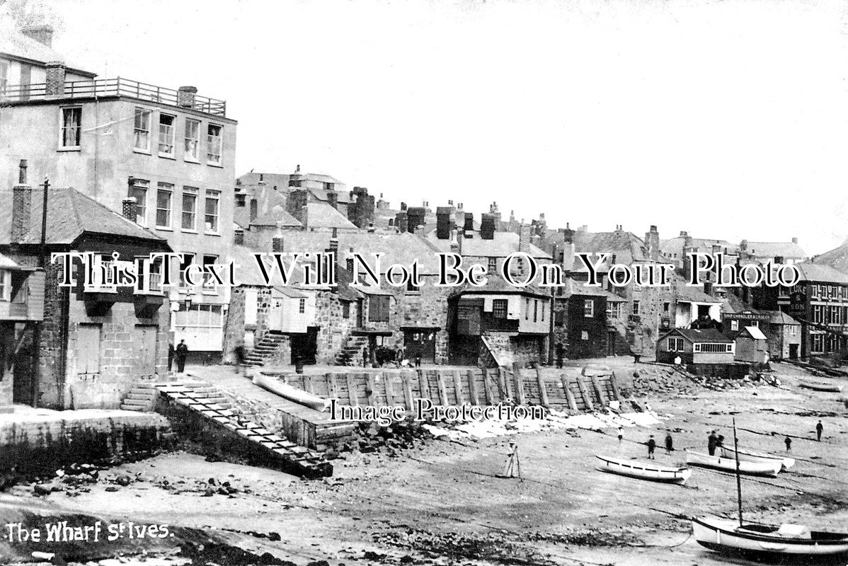 CO 2286 - The Wharf, St Ives, Cornwall c1909