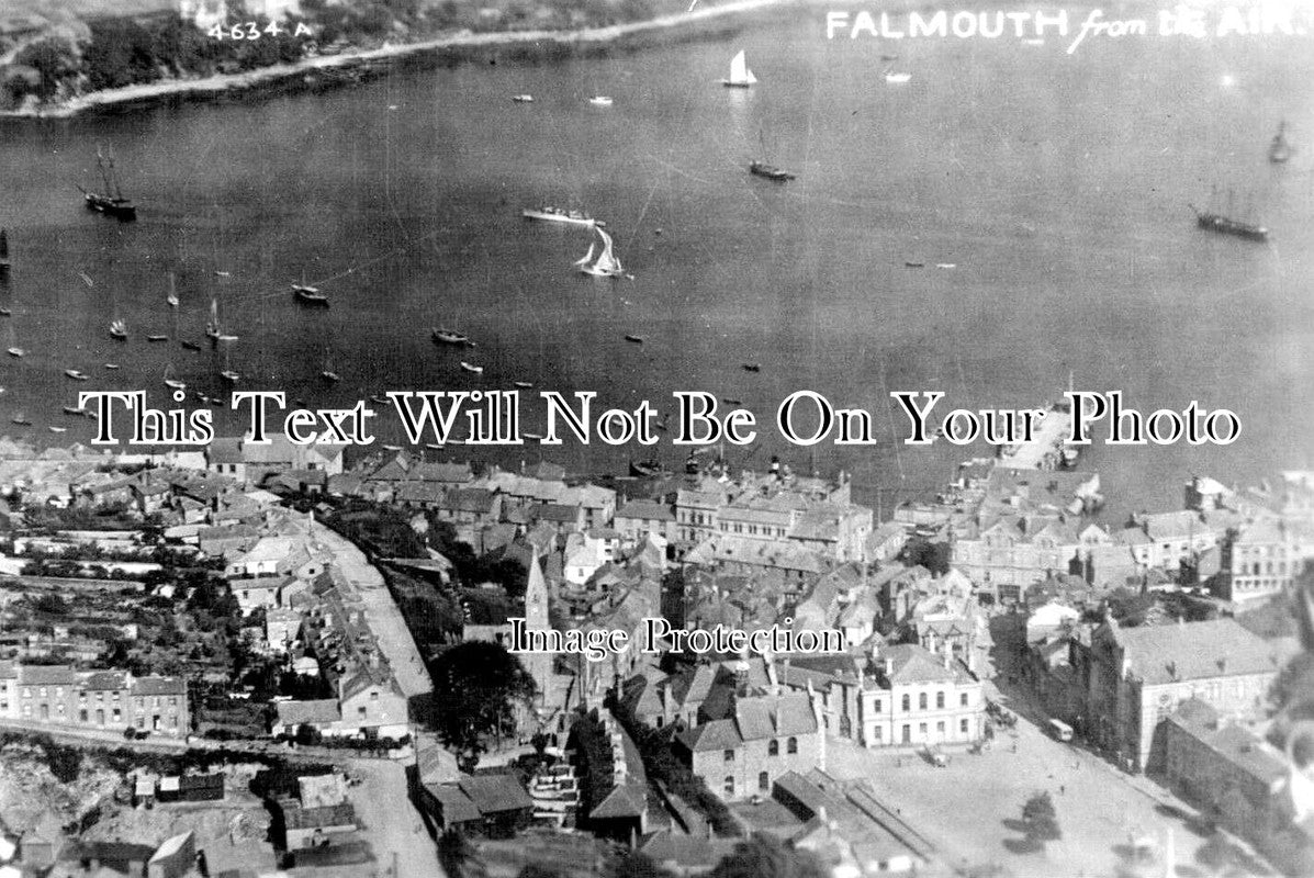 CO 2322 - Falmouth From The Air, Cornwall