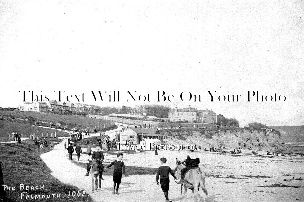 CO 2351 - The Beach, Falmouth, Cornwall