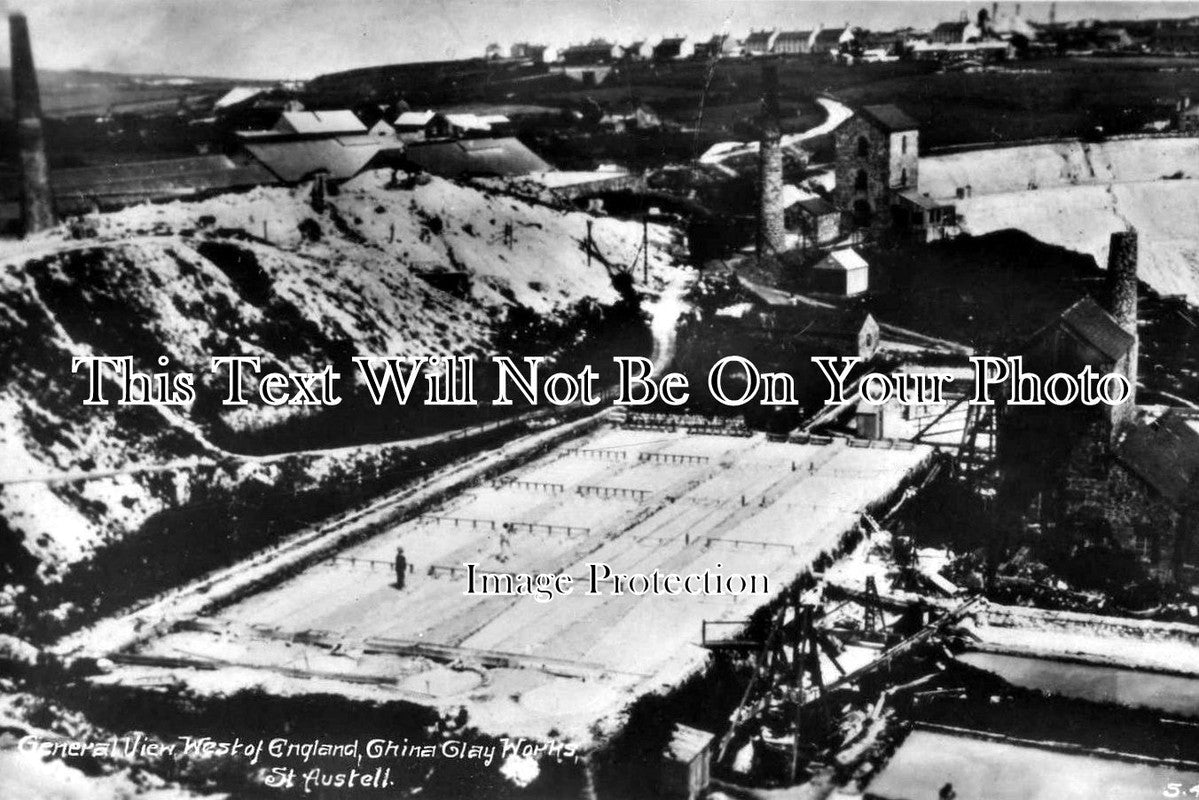CO 243 - View Of West England China Clay Works, St Austell, Cornwall