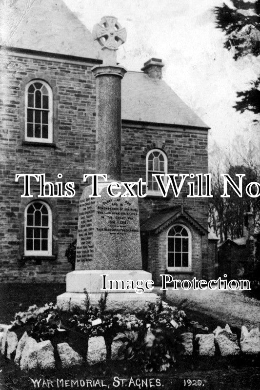 CO 25 - War Memorial, St Agnes, Cornwall 1920