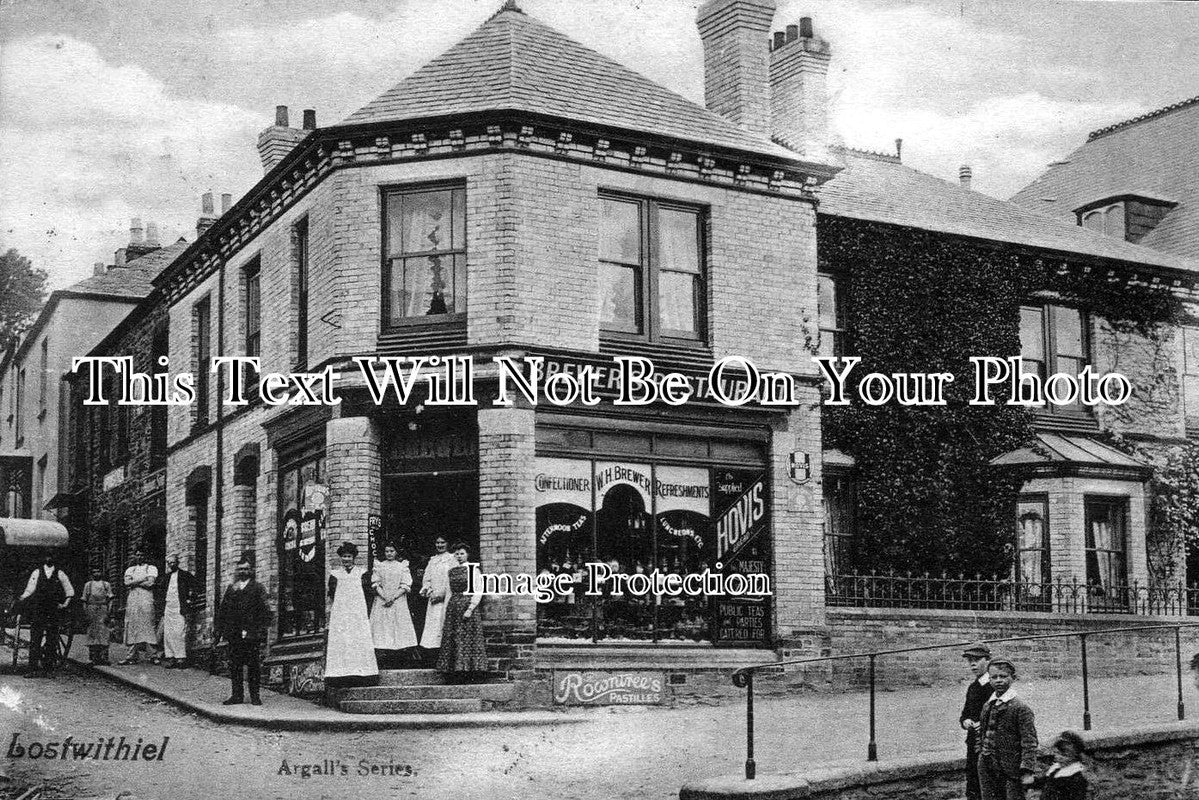 CO 250 - Lostwithiel, Restaurant, Cornwall c1909