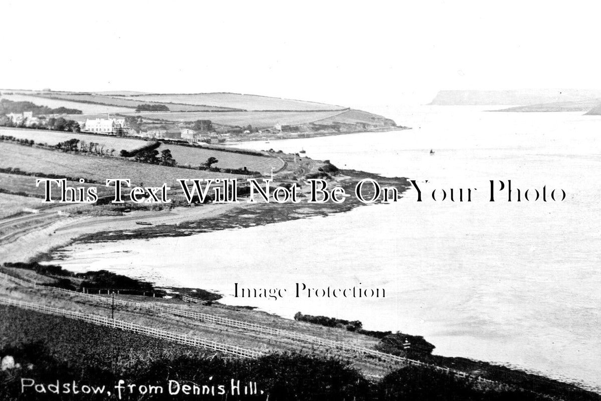 CO 2517 - Padstow From Dennis Hill, Cornwall