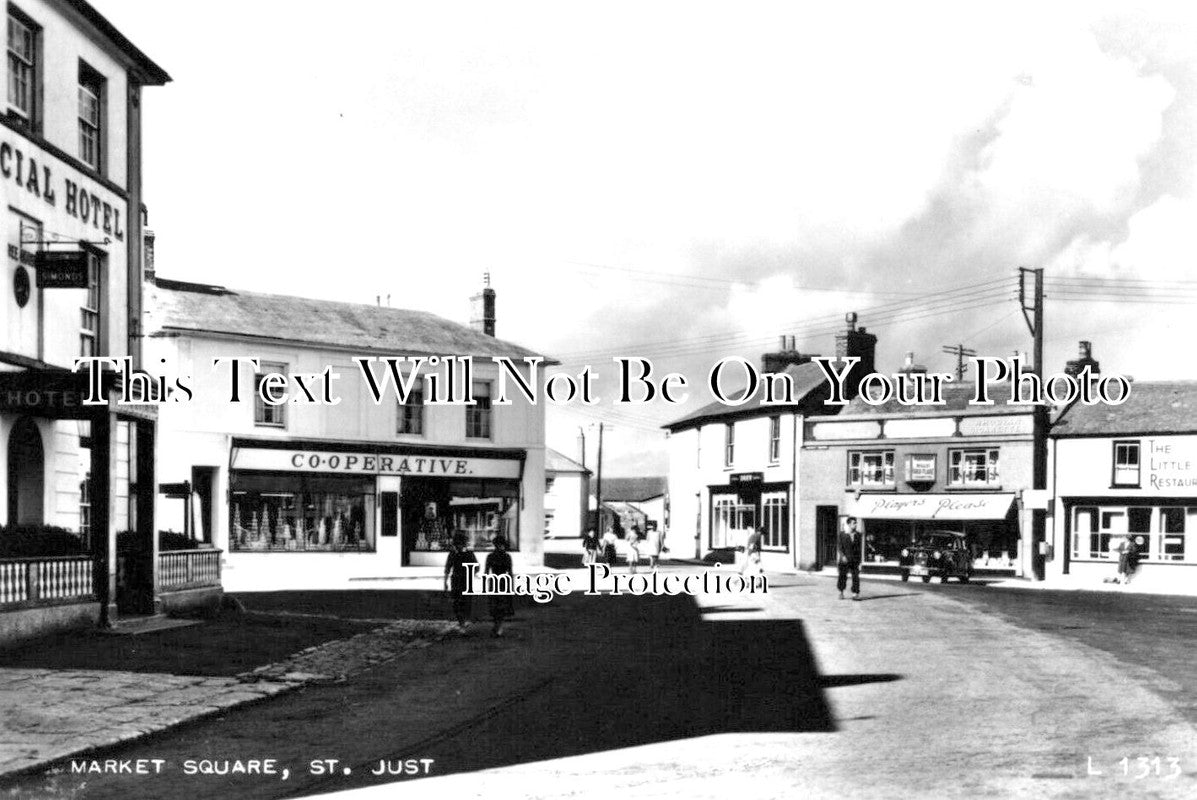 CO 2557 - Market Square, St Just, Cornwall