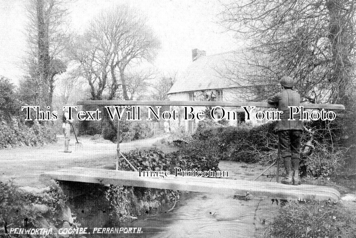 CO 2576 - Perranporth Coombe, Perranporth, Cornwall c1914