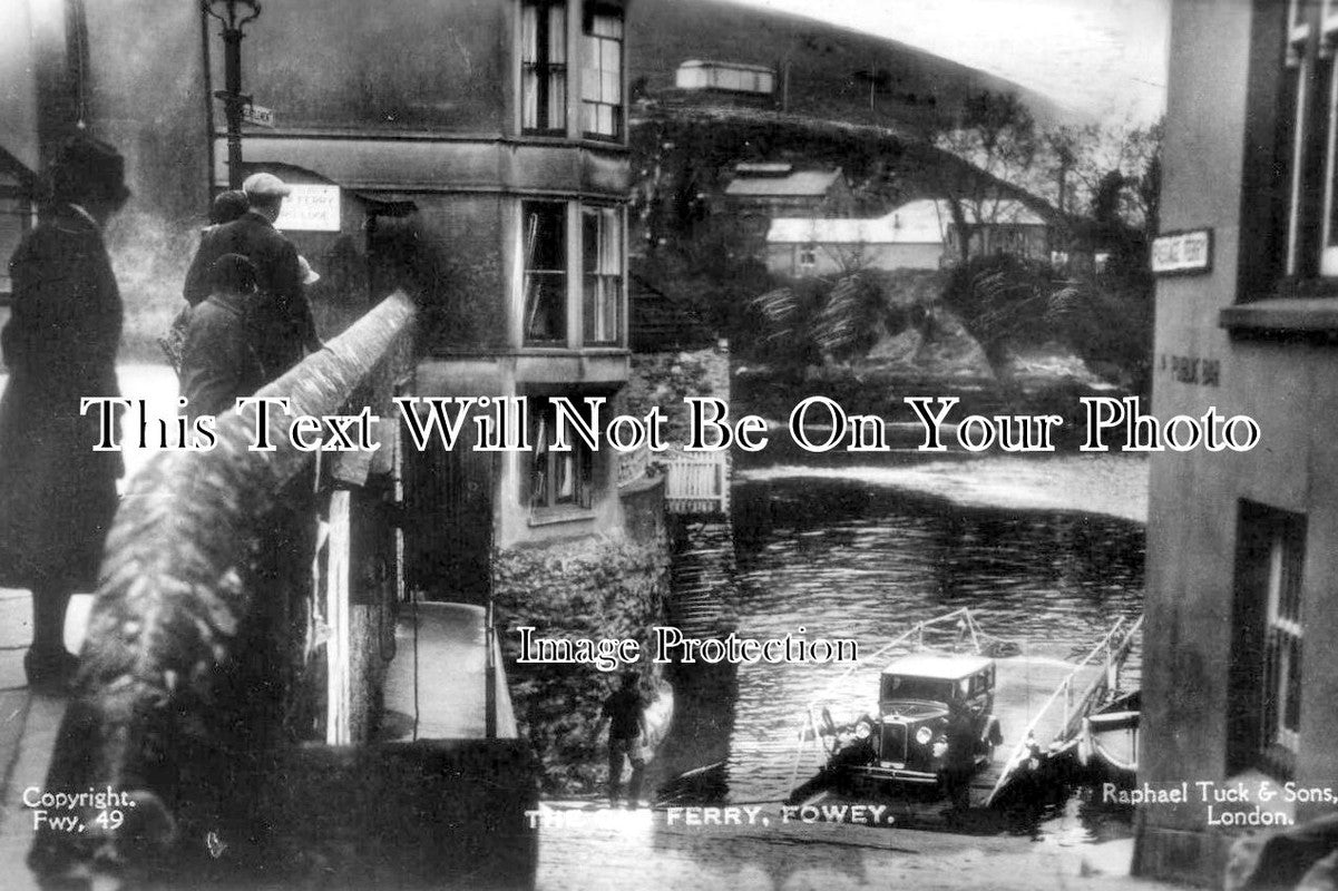 CO 2584 - The Car Ferry, Fowey, Cornwall