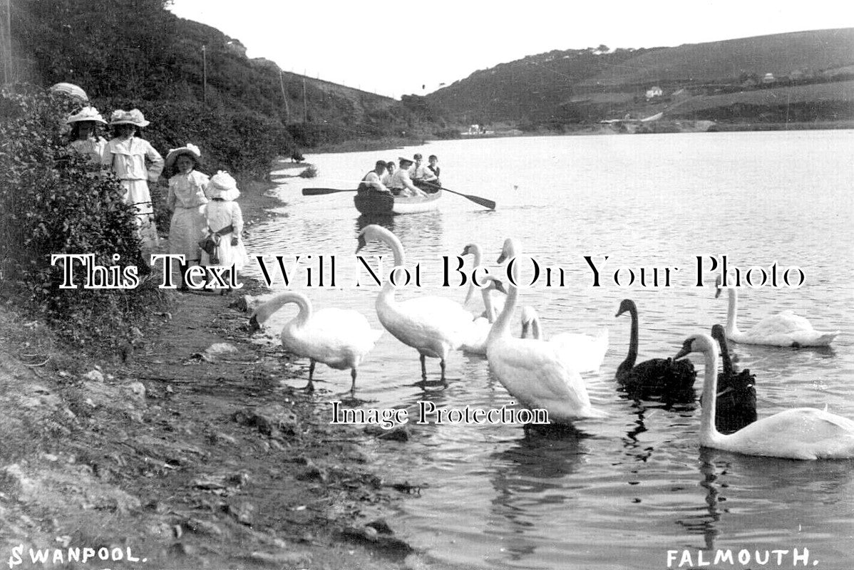 CO 2598 - Swanpool, Falmouth, Cornwall c1910