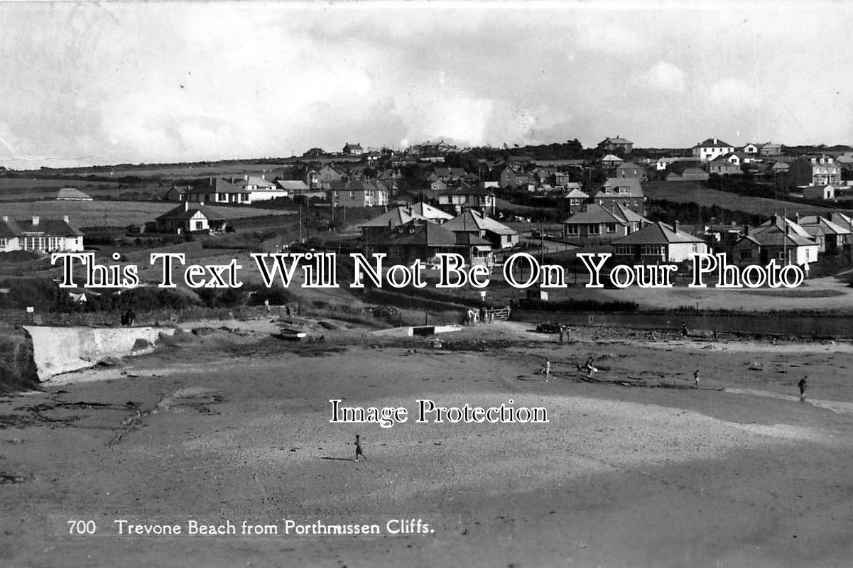 CO 260 - Trevone Beach From Porthmussen Cliffs, Cornwall