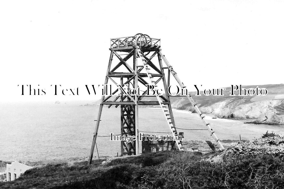 CO 2600 - Sally Bottom Mine & Cliffs, Portowan, Cornwall c1952