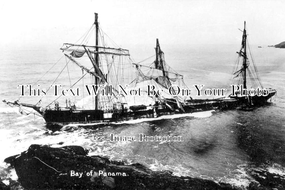 CO 2638 - Bay Of Panama Shipwreck, Porthoustock Cove, Falmouth, Cornwall