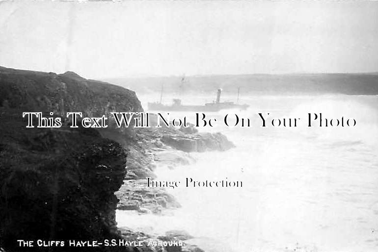 CO 266 - S.S.Hayle Aground At Hayle, Cornwall
