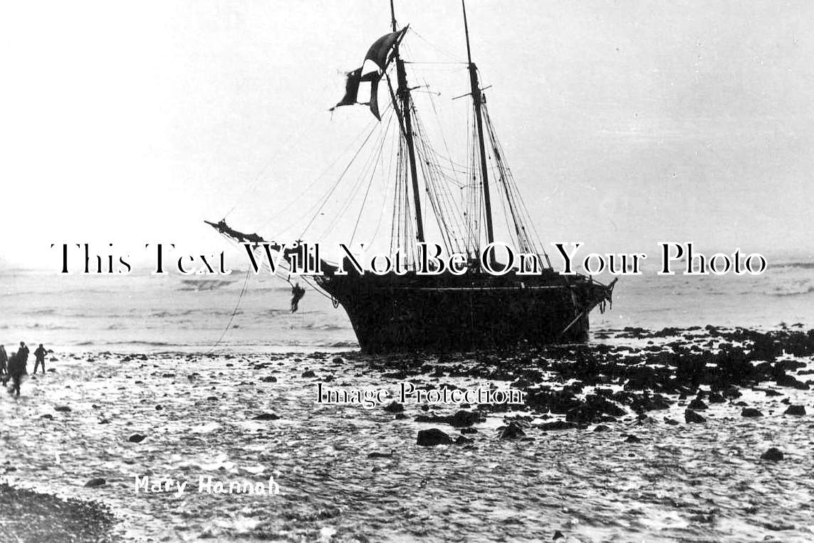 CO 2661 - Mary Hannah Shipwreck, Lizard, Cornwall 1899