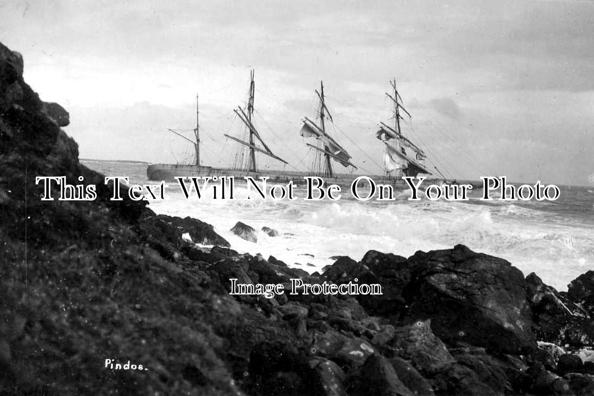 CO 2693 - Pindos Shipwreck, Coverack, Cornwall 1912